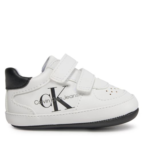 Sneakers Calvin Klein Jeans V0B4-80715-1433X White/Black X002 - Chaussures.fr - Modalova