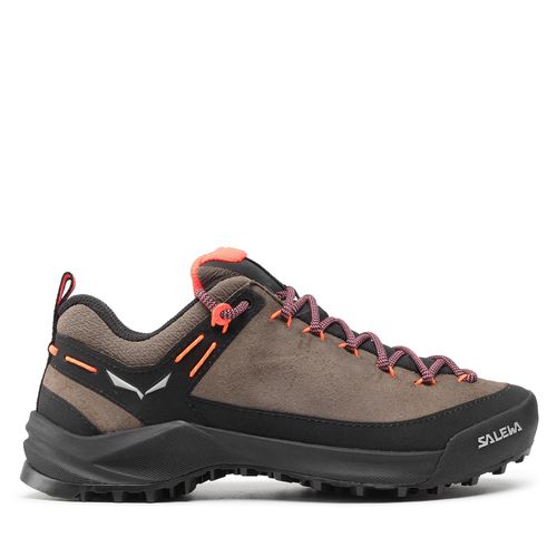 Chaussures de trekking Salewa Ws Wildfire Leather 61396-7953 Bungee Cord/Black - Chaussures.fr - Modalova
