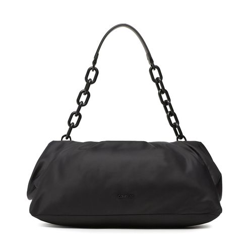 Sac à main Calvin Klein Soft Nylon Shoulder Bag Lg K60K610647 Noir - Chaussures.fr - Modalova