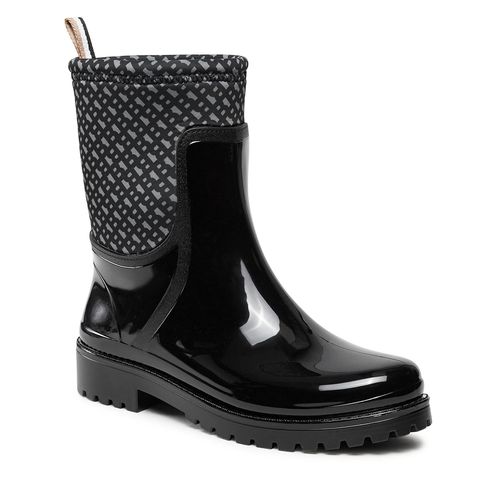 Bottes de pluie Boss Camyla 50504365 Black - Chaussures.fr - Modalova