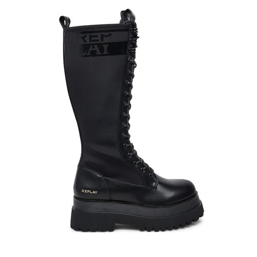 Bottines REPLAY ARTIC MOUNT COMBAT BOOTS GWL72 .000.C0016S Noir - Chaussures.fr - Modalova