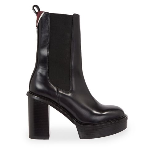 Bottines Tommy Hilfiger Elevated Plateau Chelsea Bootie FW0FW07542 Black BDS - Chaussures.fr - Modalova