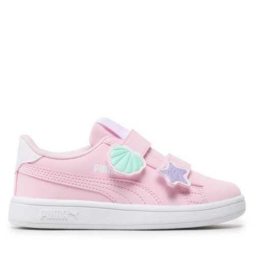 Sneakers Puma Smash v2 Mermaid V Ps 391898 02 Pearl Pink/White/Violet/Mint - Chaussures.fr - Modalova