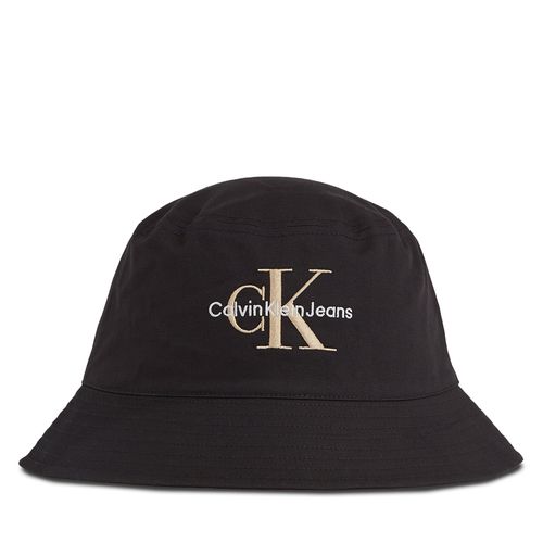 Chapeau Calvin Klein Jeans Monogram Bucket Hat K50K510788 Fashion Black 0GQ - Chaussures.fr - Modalova