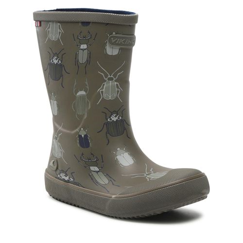 Bottes de pluie Viking Indie Print 1-60120-6154 Khaki/Linen - Chaussures.fr - Modalova