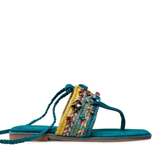 Sandales Alma En Pena V22466 Suede Ocean - Chaussures.fr - Modalova