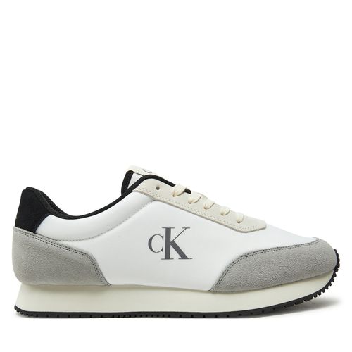 Sneakers Calvin Klein Jeans Retro Runner Iconic Snk YM0YM01119 Blanc - Chaussures.fr - Modalova