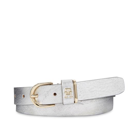 Ceinture Tommy Hilfiger Th Timeless 2.5 Silver AW0AW15377 Gris - Chaussures.fr - Modalova