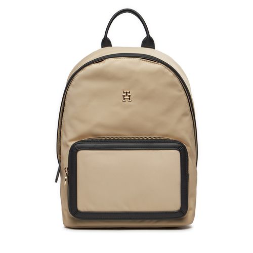 Sac à dos Tommy Hilfiger Th Essential S Backpack Cb AW0AW15711 Beige - Chaussures.fr - Modalova