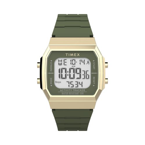 Montre Timex TW5M60800 Gold/Green - Chaussures.fr - Modalova