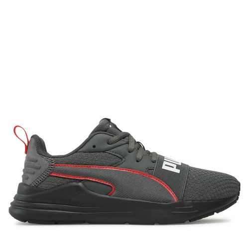 Sneakers Puma Wired Run Pure Jr 390847 04 Shadow Gray/Red/Puma Black - Chaussures.fr - Modalova