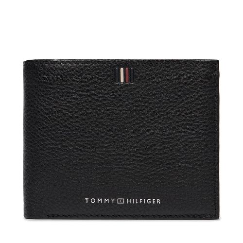 Portefeuille grand format Tommy Hilfiger Th Central Cc Flap And Coin AM0AM11856 Noir - Chaussures.fr - Modalova