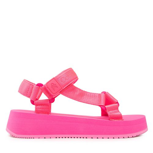 Sandales Calvin Klein Jeans Prefresato Sandal 1 YW0YW00557 Knockout Pink TAC - Chaussures.fr - Modalova