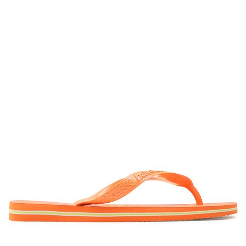 Tongs Havaianas Brasil 40000325735 Begonia Orange - Chaussures.fr - Modalova