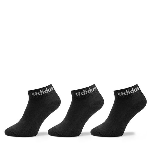Chaussettes basses unisex adidas Linear Ankle Socks Cushioned Socks 3 Pairs IC1303 Noir - Chaussures.fr - Modalova