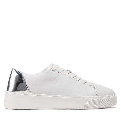 Sneakers Calvin Klein Low Top Lace Up HM0HM00824 White/Silver 0K6 - Chaussures.fr - Modalova