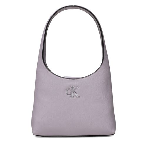 Sac à main Calvin Klein Jeans Minimal Monogram Shoulder Bag K60K610843 Violet - Chaussures.fr - Modalova