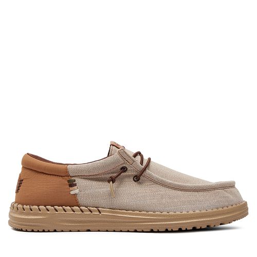 Mocassins Hey Dude Wally Funk Nylon Craft 40677-2DM Marron - Chaussures.fr - Modalova