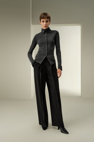 Pull coupe ajustée en soie et cachemire - LILYSILK - Modalova