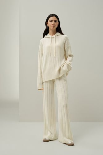 Pantalon large à bords côtelés - LILYSILK - Modalova