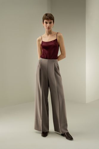 Pantalon large en soie extensible - LILYSILK - Modalova