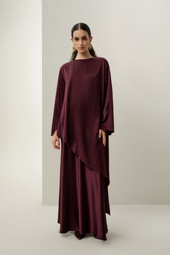 Jupe Maxi Évasée de Luxe en Soie Charmeuse Stretch | Lavable en Machine - LILYSILK - Modalova