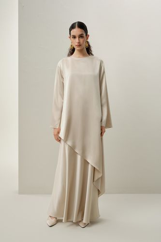 Jupe Maxi Évasée de Luxe en Soie Charmeuse Stretch | Lavable en Machine - LILYSILK - Modalova