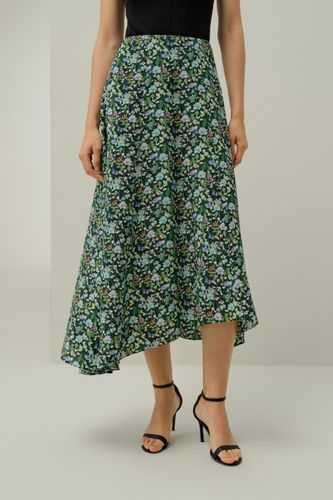 LILYSILK Jupe Longue En Soie Fabriqué À Partir De Tissu Liberty 100% Soie Légèreté Luxueuse 34 - LILYSILK - Modalova