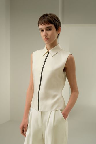 LILYSILK Gilet En Soie Sensation De Drapé Fluide Soie De Mûrier Légèreté Luxueuse Une Esthétique Épurée Et Contemporaine M - LILYSILK - Modalova