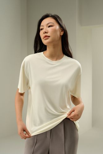 LILYSILK Tee Shirt En Soie Respirant Et Apaisant Jersey De Soie Se Sentir Élégante Et Sûre D'Elle En Toute Occasion Xl - LILYSILK - Modalova