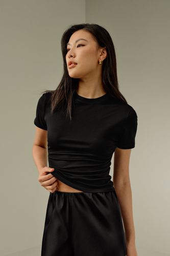 LILYSILK Tee Shirt En Soie Lisse À L'Eau Soie De Haute Qualité S'Accorde Avec N'Importe Quelle Tenue Xs - LILYSILK - Modalova