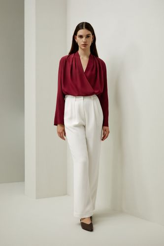 LILYSILK Chemisier Soie Élégant Crêpe De Chine En Soie Mettant En Valeur La Féminité Doux Pour La Peau Et Respirant Xl - LILYSILK - Modalova