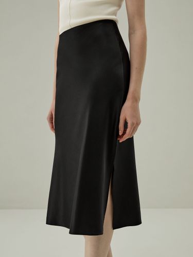 LILYSILK Jupe Midi En Soie La Fente Latérale 100% Soie Vêtements Taille Petite Jupe Longue Et Droite À Ourlet Évasé Petite 36 - LILYSILK - Modalova