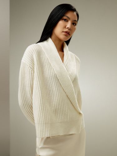 LILYSILK Cardigan Laine Col Châle Manches Tombantes Coupe Oversize Luxueux De Laine Les Essentiels De La Garde-Robe Livraison Gratuite L - LILYSILK - Modalova