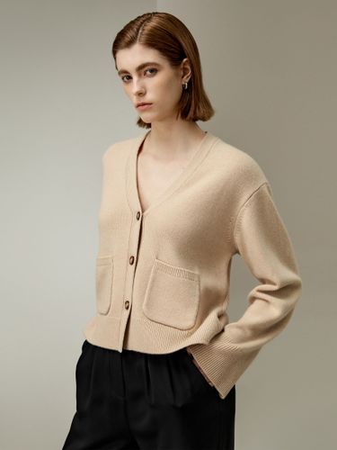 LILYSILK Cardigan Oversize Boutons Classiques En Corne Ourlets Côtelés Laine-Cachemire Simple Une Esthétique Épurée Et Contemporaine Xs - LILYSILK - Modalova