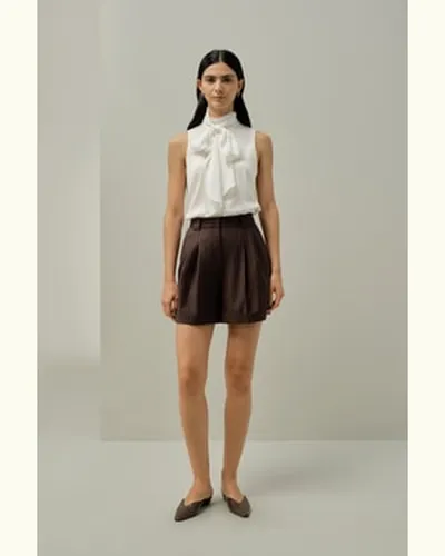 LILYSILK Short En Laine Et Soie Lilysilk X Lydia Millen Short Monaco Mélange De Soie Et De Laine Indispensable Dans Votre Garde-Robe 36 - LILYSILK - Modalova
