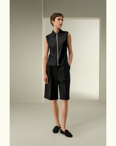 LILYSILK Gilet Sans Manches À Fermeture Éclair Twill De Soie Sophistiqué Et Élégant Léger Et Résistant Aux Rides Xs - LILYSILK - Modalova