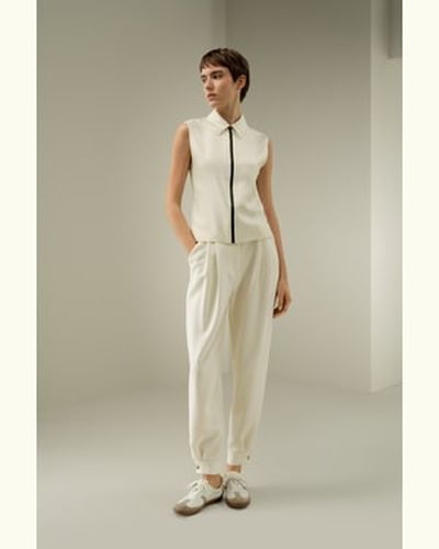 LILYSILK Gilet Sans Manches À Fermeture Éclair Twill De Soie Sophistiqué Et Élégant Léger Et Résistant Aux Rides Xs - LILYSILK - Modalova