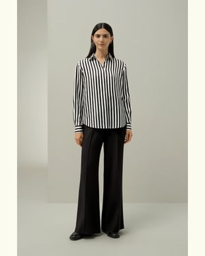 LILYSILK Blouse En Soie Lilysilk X Lydia Tomlinson Sergé De Soie Coupe Décontractée Élégant L - LILYSILK - Modalova