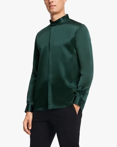 LILYSILK Chemisier Soie France Chemise Classique En Soie À Patte De Boutonnage Dissimulée - LILYSILK - Modalova