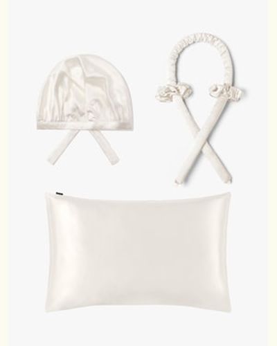 LILYSILK Ensemble De Beauté En Soie Pour Cheveux Maintient L'Hydratation Pour Mieux Dormir Soie De Haute Qualité 65 X 65Cm - LILYSILK - Modalova