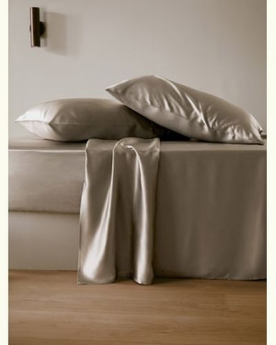 LILYSILK Drap De Lit En Soie Unicolore 100% Soie Naturelle Bonne Qualité Lavable En Machine 270x300cm - LILYSILK - Modalova