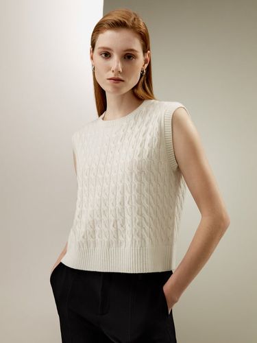 LILYSILK Gilet Cachemire S - Doux & Confortable, Coupe Décontractée, Tricot Torsadé, Col Rond, Toutes Saisons - LILYSILK - Modalova