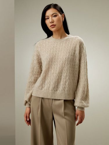 LILYSILK Pull En Manches Épaules Tombantes Col Rond Soie Et Cachemire Simple Et Classique Coupe Régulière M - LILYSILK - Modalova