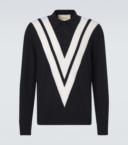 Valentino Polo en laine vierge - Valentino - Modalova