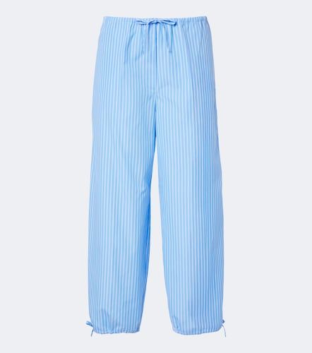 Pantalon ample en coton à rayures - Toteme - Modalova