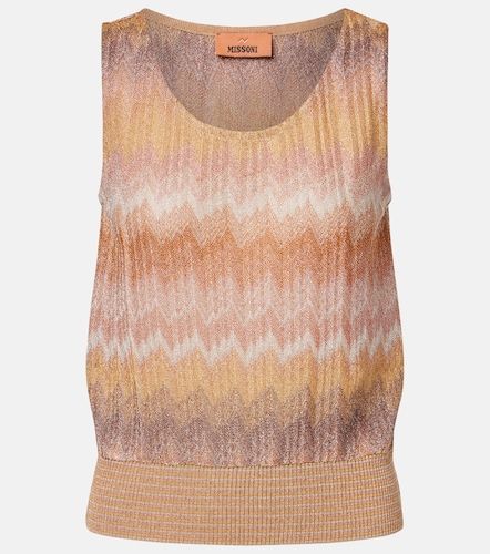 Missoni Top Zigzag en lamé - Missoni - Modalova