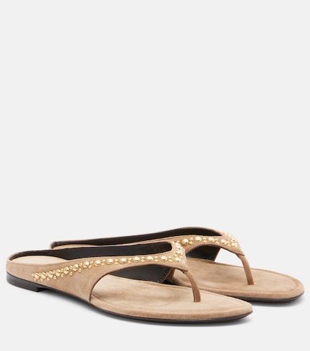 Tongs Sun-kissed en daim à ornements - Herbert Levine - Modalova