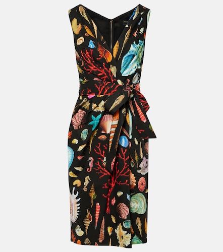 Robe Capri en coton imprimée - Dolce&Gabbana - Modalova
