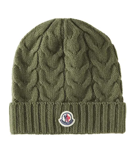 Bonnet en laine vierge - Moncler Enfant - Modalova